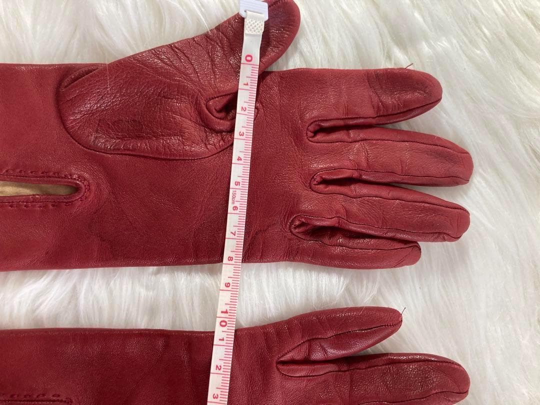 HERMES エルメス ラムレザーグローブ 手袋