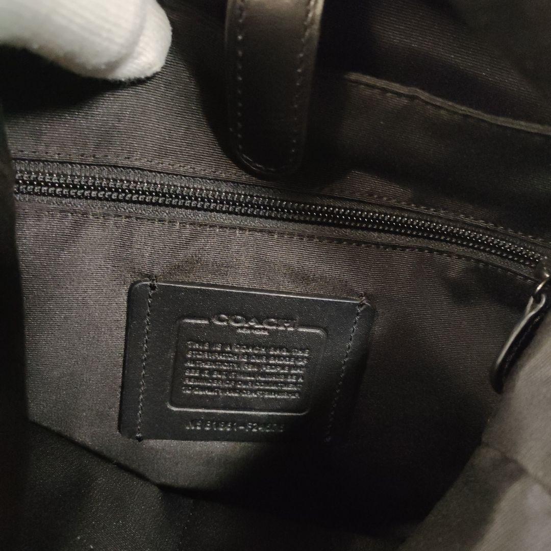 極美品✨コーチ　レザー リュック　バックパック　ナイロン　レザー F24676