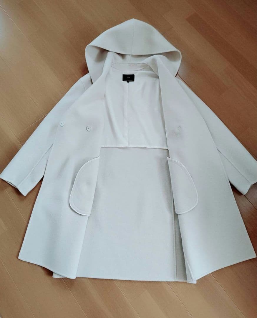 23区　定価6、5万　ウールリバー　フーデッドコート