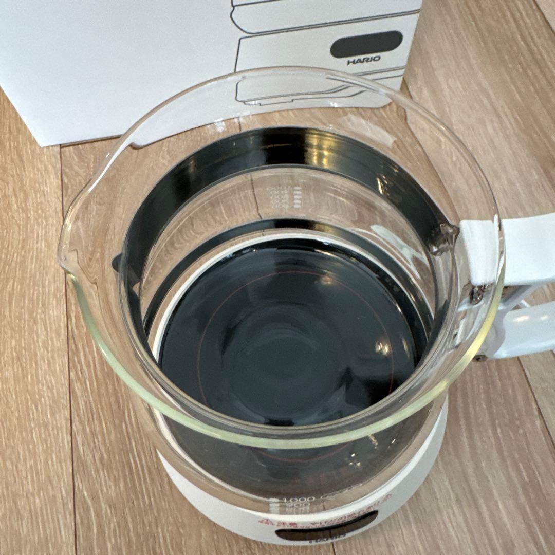 HARIO 電気ケトル HMJN-1000 1000mL ホワイト