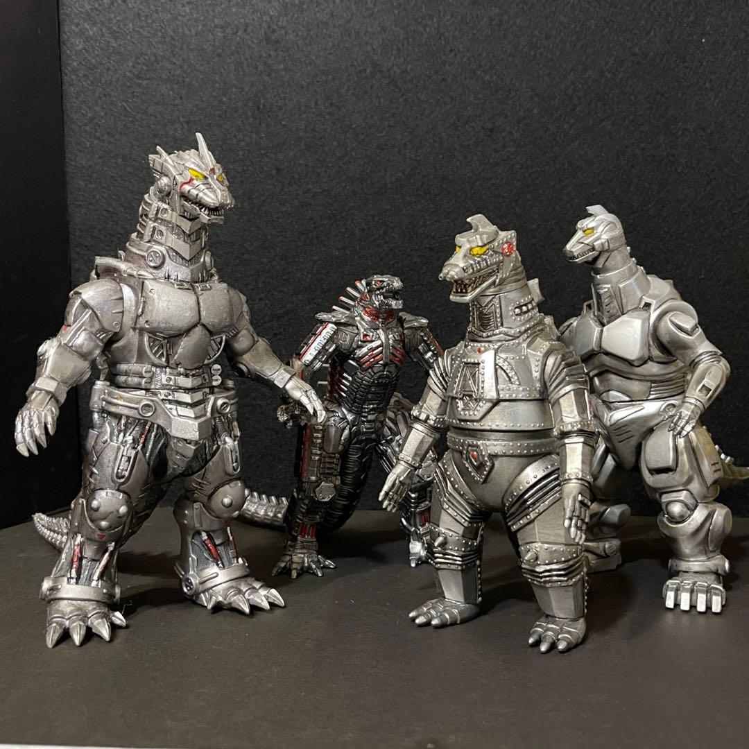 メカゴジラソフビリペイント4体セット‼︎