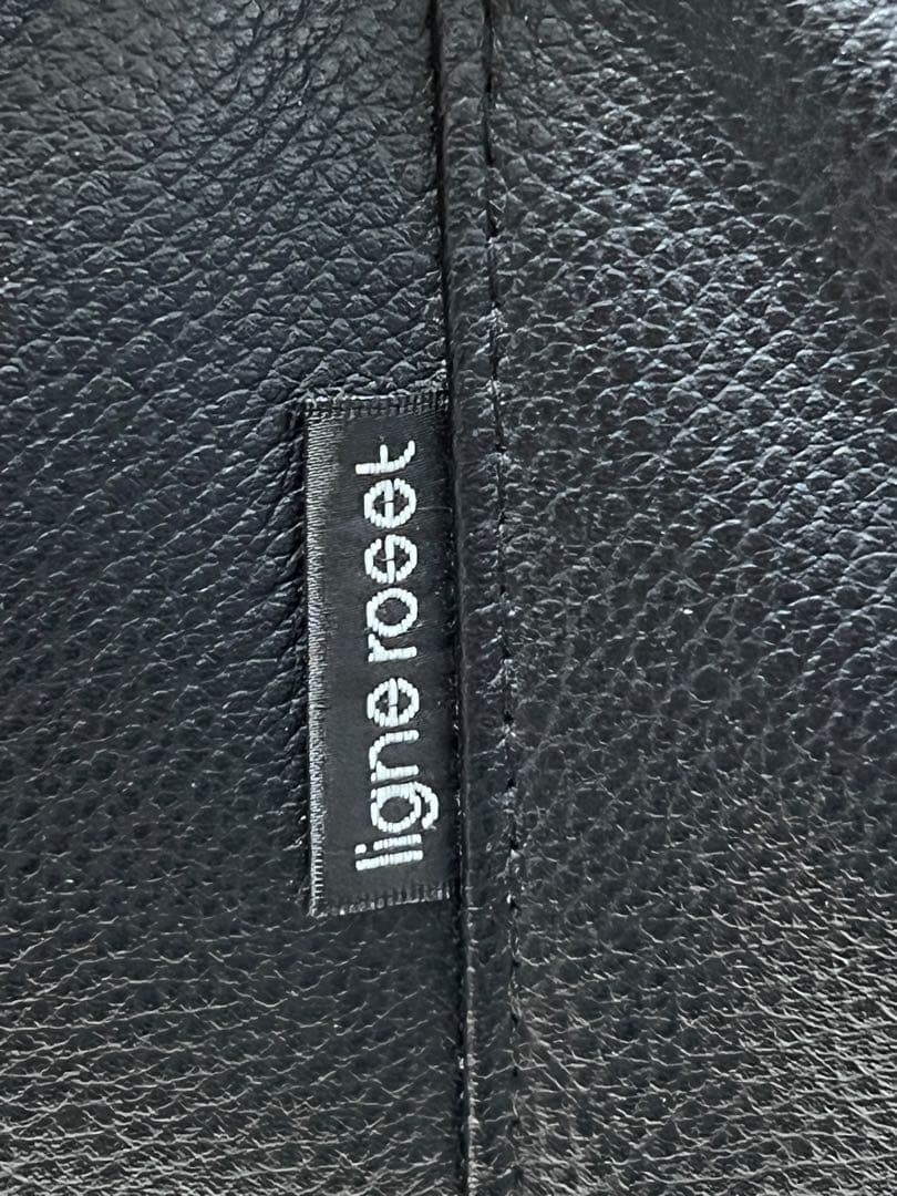 正規品 リーンロゼ トーゴ 1P ブラック レザー 合皮 ligne roset