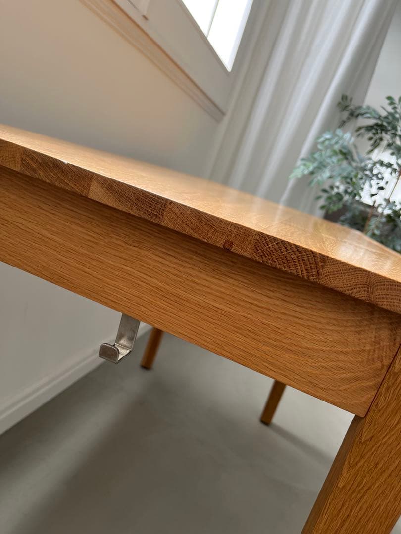 無印良品　学習机　オーク無垢材　東京都江戸川区直接引き取り限定　傷あり