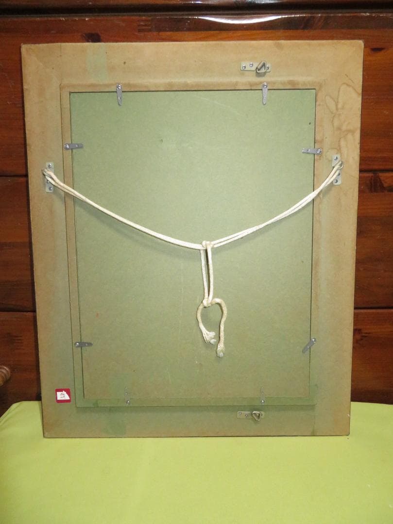 ◆　 後藤英雄　「祭りが終わった日」　油彩　F4号　現代童画会常任委員　◆