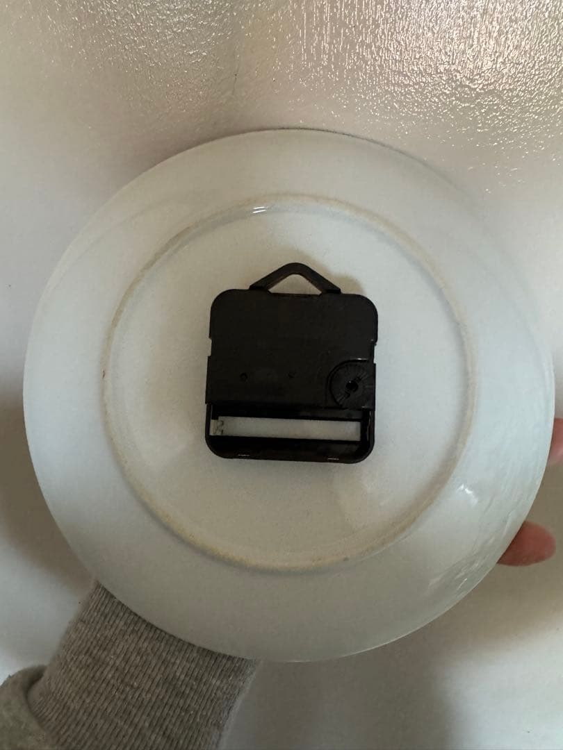 【Disney】ミッキー ミニー 掛時計 陶器製