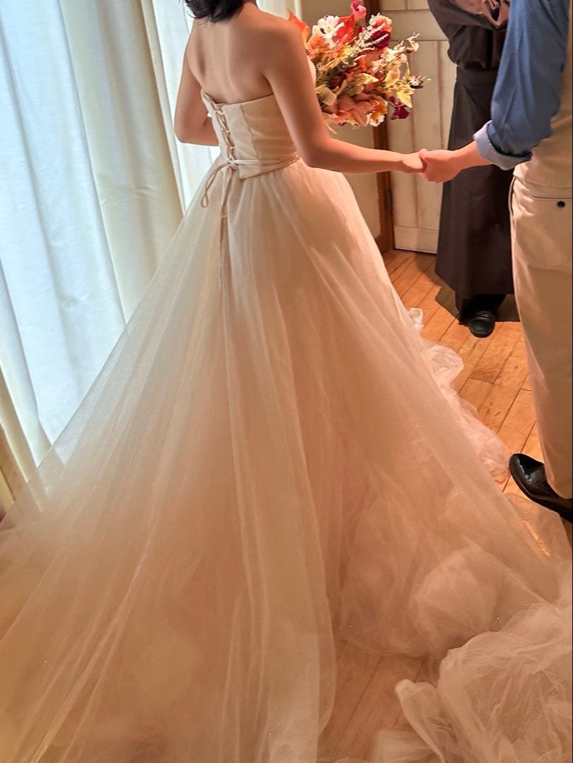 チュールドレス　カラードレス　ウエディングドレス　結婚式