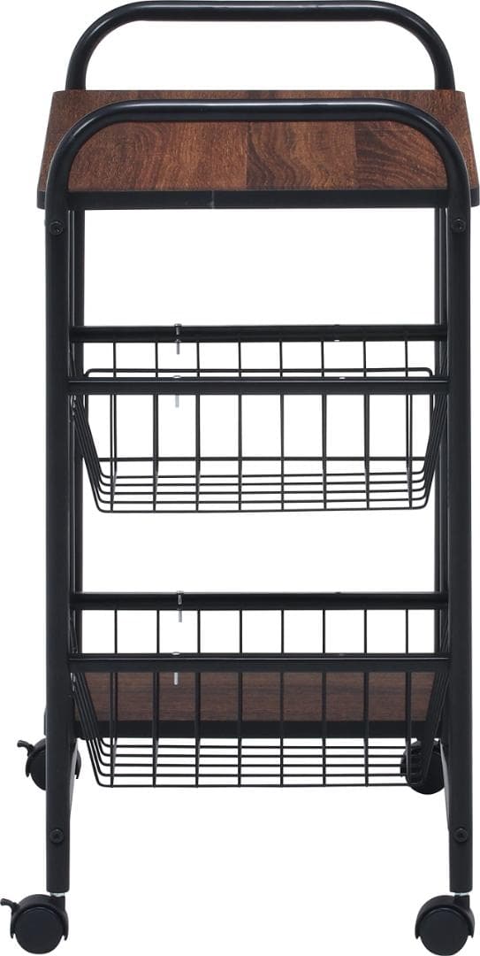 ワゴン お洒落で機能的なキッチン収納作業スペース ラック