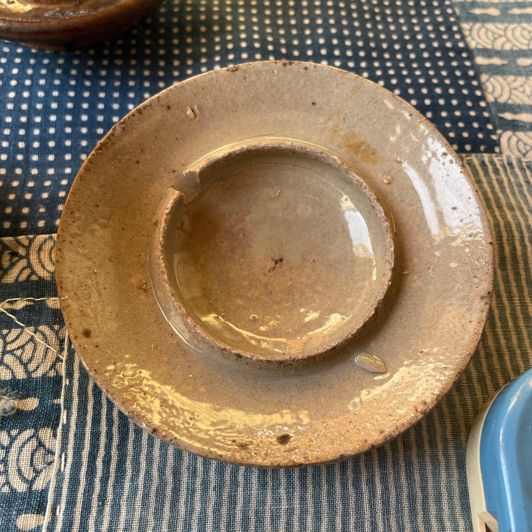 灯火器　灯台　ともしだい 灯明皿　油皿　燈明灯　古民具　たんころ　ひょうそく3客