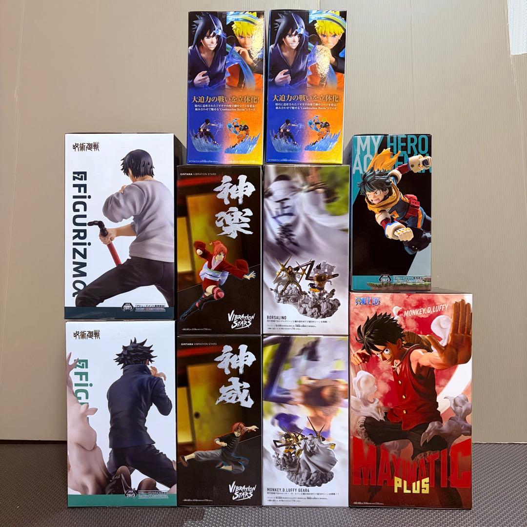 ジャンプ作品のフィギュア10体セット　2月2週目プライズフィギュアセット