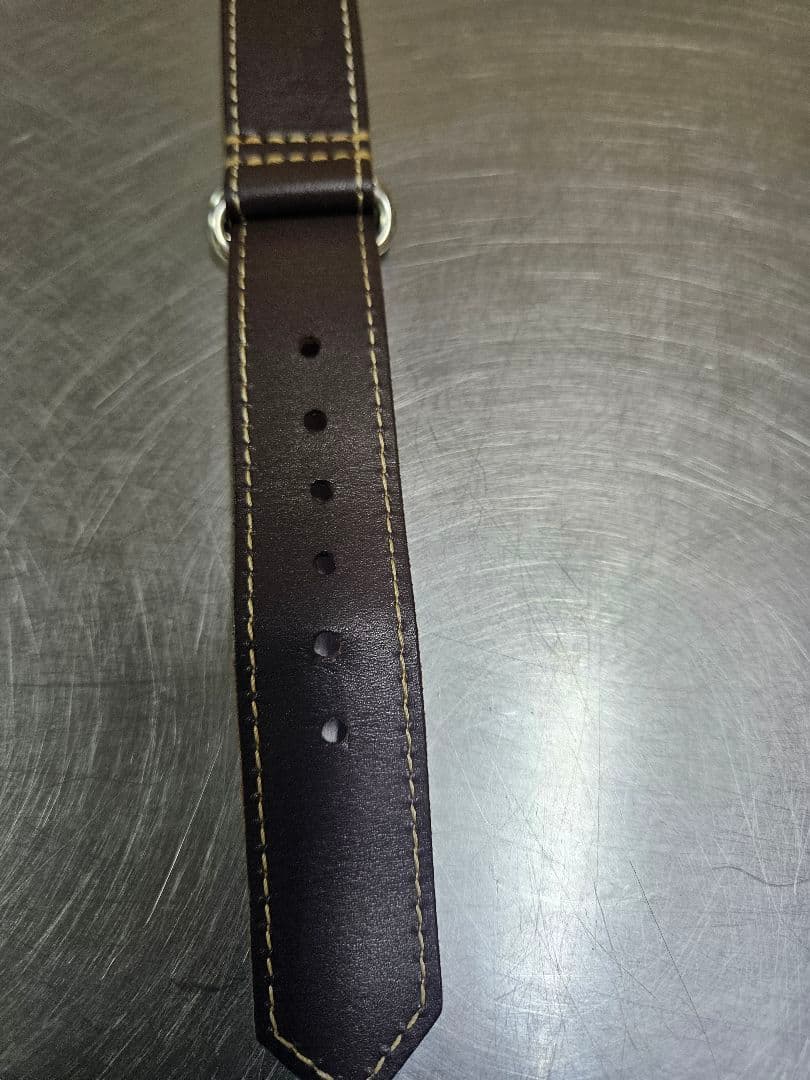 松下庵　M74 NATO　レザー ベルト 赤 26㎜