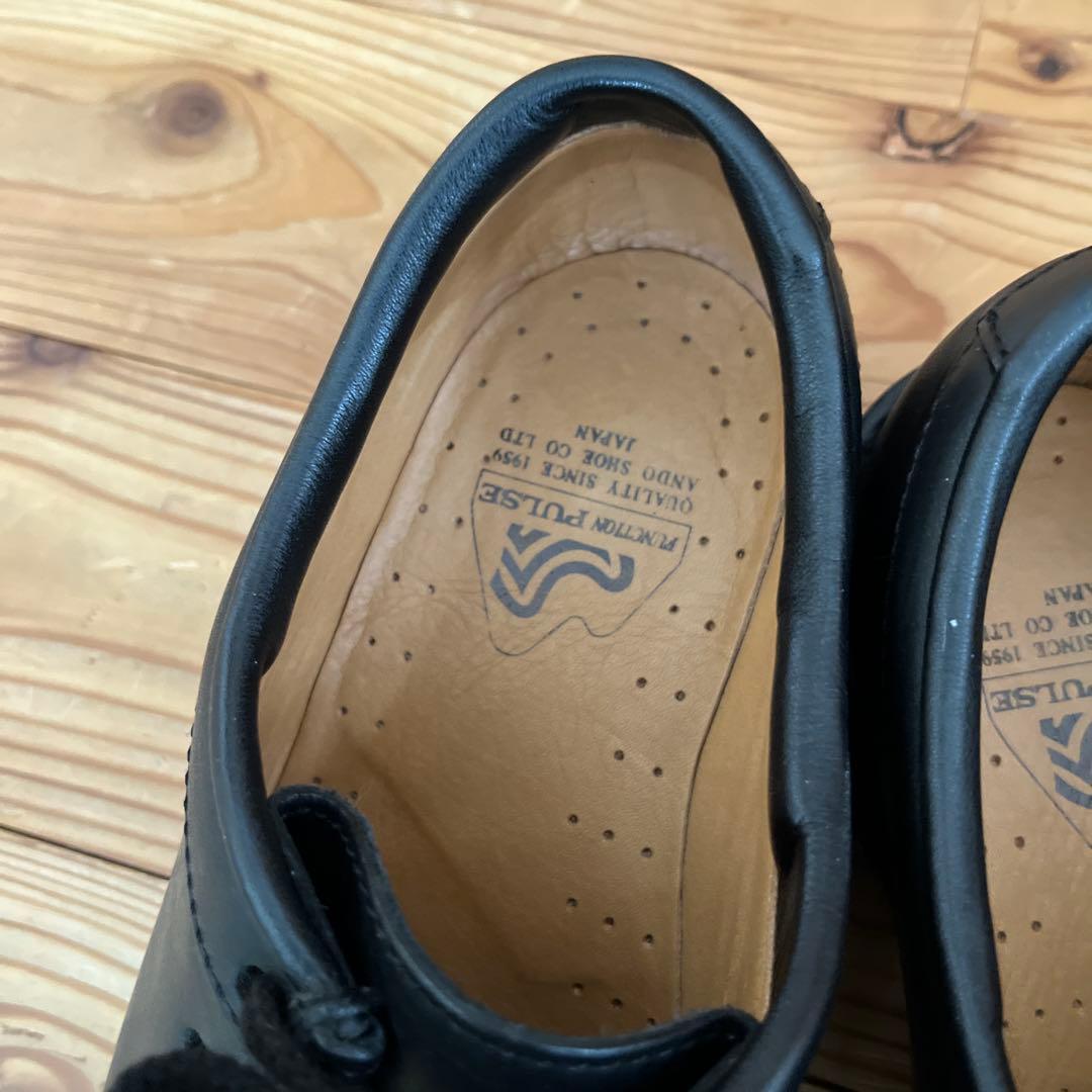 安藤製靴　チロリアンシューズ　黒