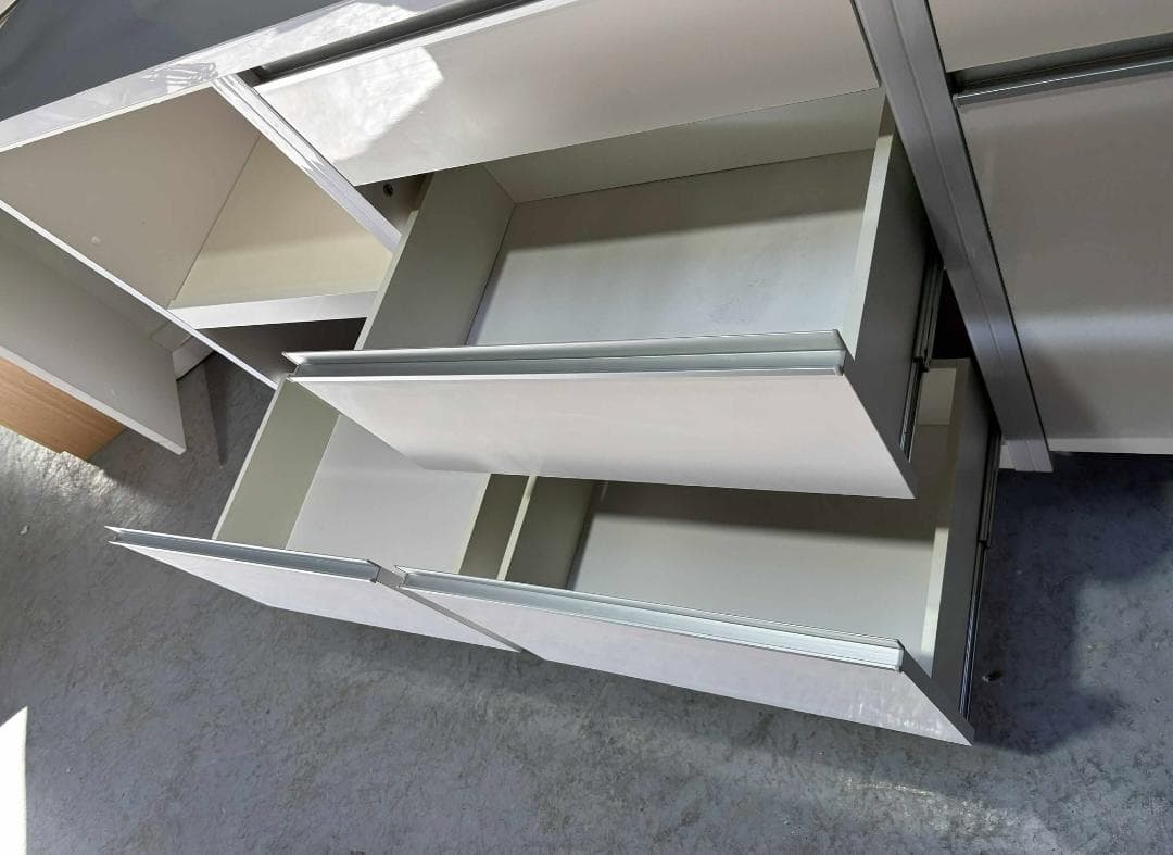 土井インテリア キッチンカウンター、キッチンボード幅180cm Used