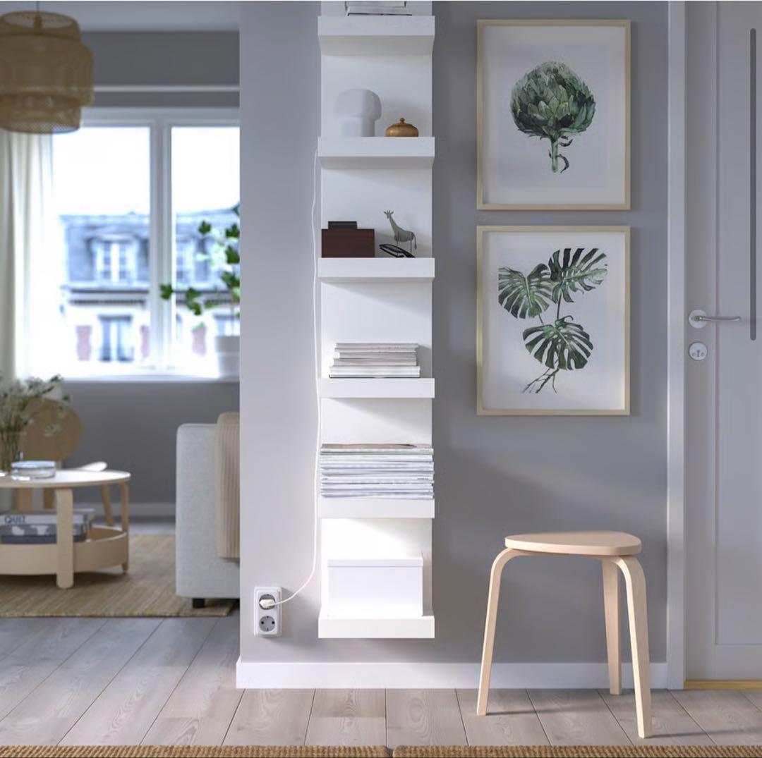 【ikea】ウォールシェルフユニット　ホワイト