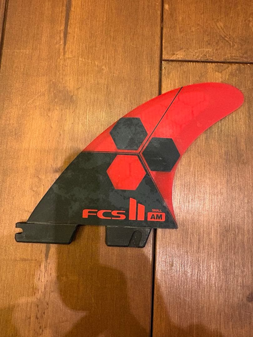 FCS2 FCS fin トライフィン AM PC アルメリック Sサイズ 赤