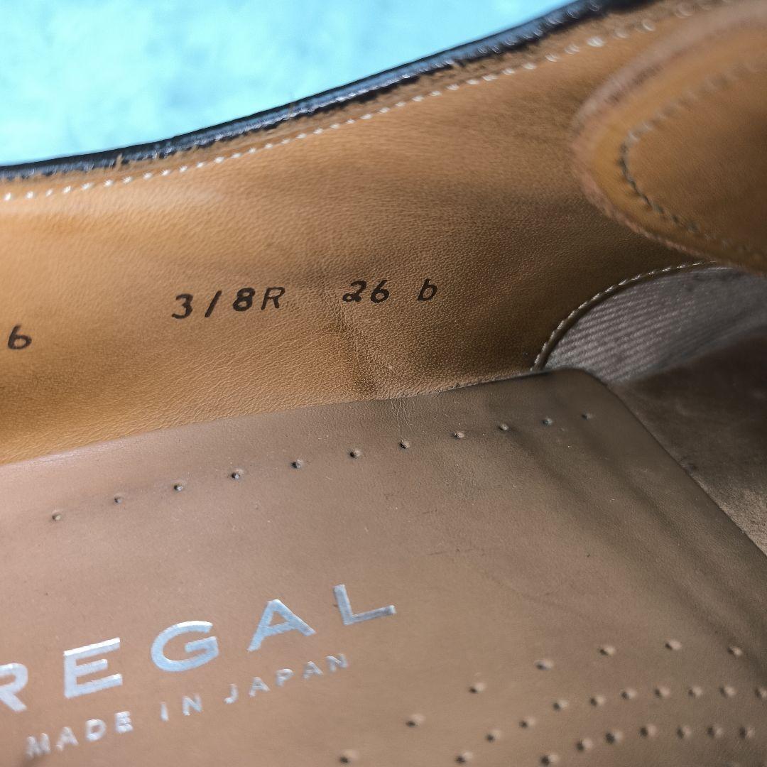 ✨美品✨ リーガル ドレスシューズ スワールトゥ レザー 濃茶 26cm