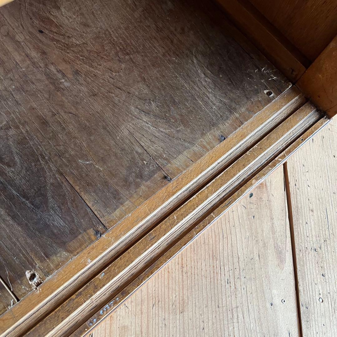 アンティーク オープンラック チェスト 本棚 食器棚 昭和レトロ z856