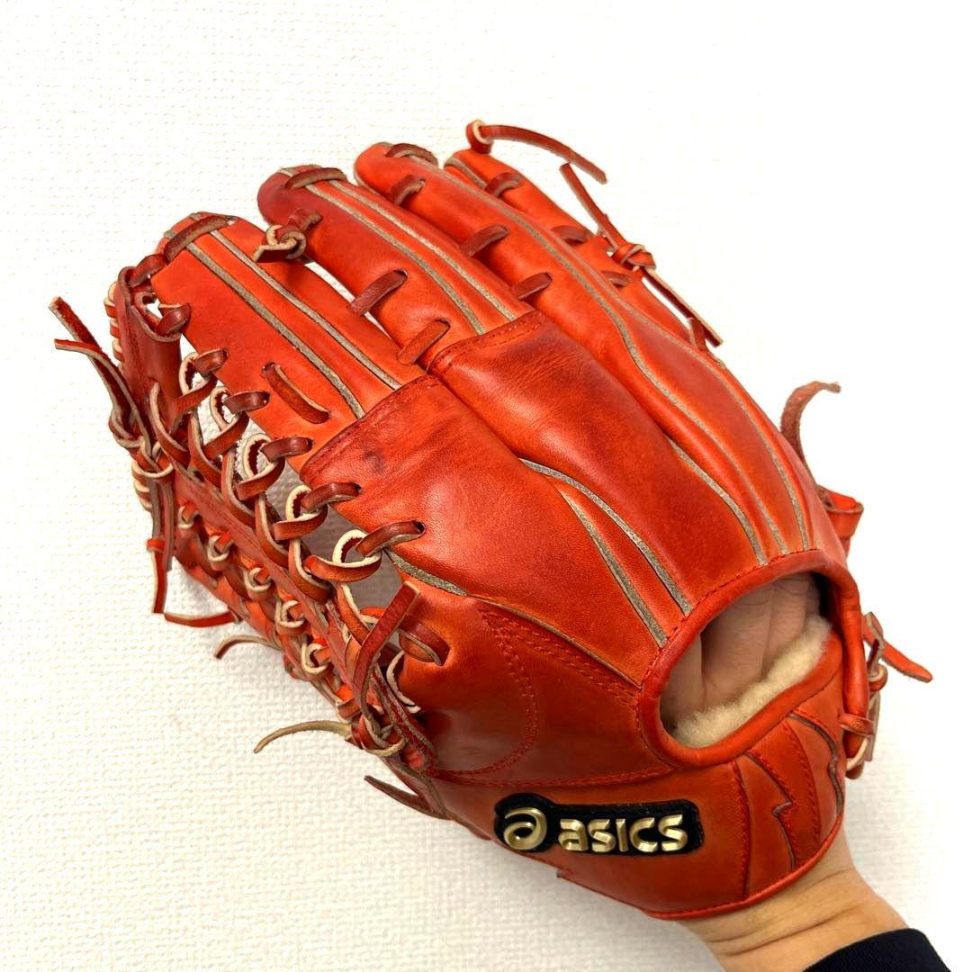 771 アシックス ゴールドステージ 極美品 硬式 外野手用グローブ 左投げ