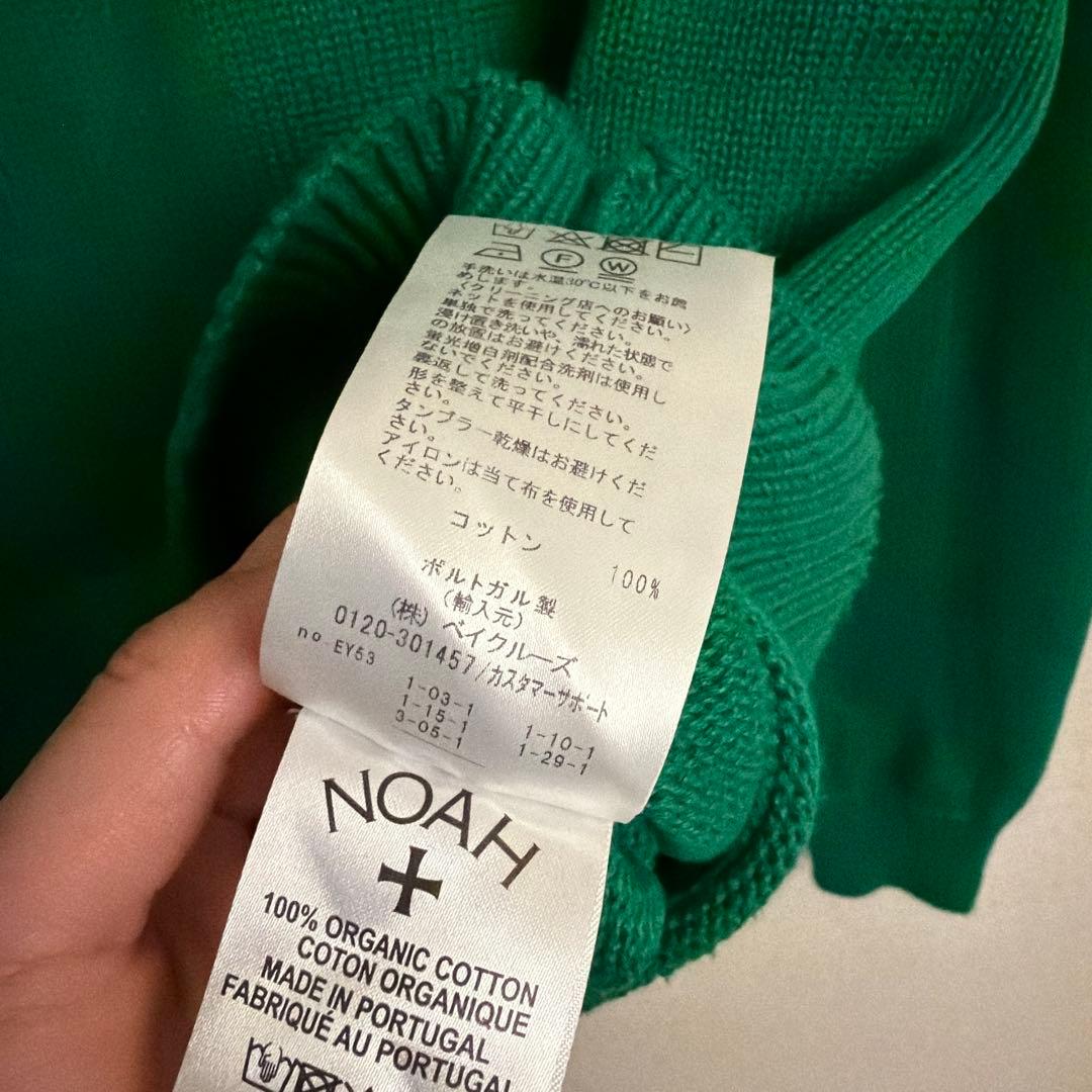 NOAH グリーンニットセーター Sサイズ