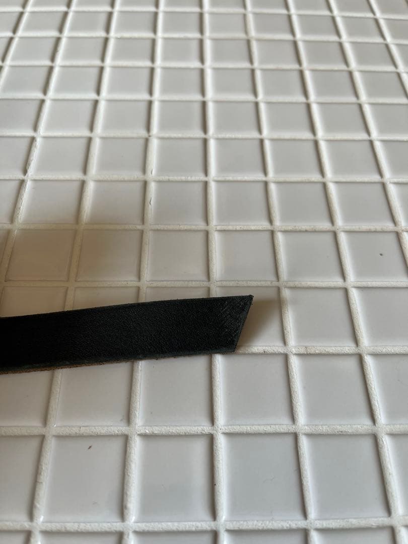 tricot COMME des GARÇONS ブラックレザーベルト