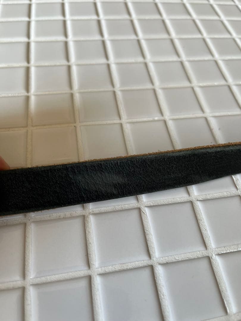 tricot COMME des GARÇONS ブラックレザーベルト