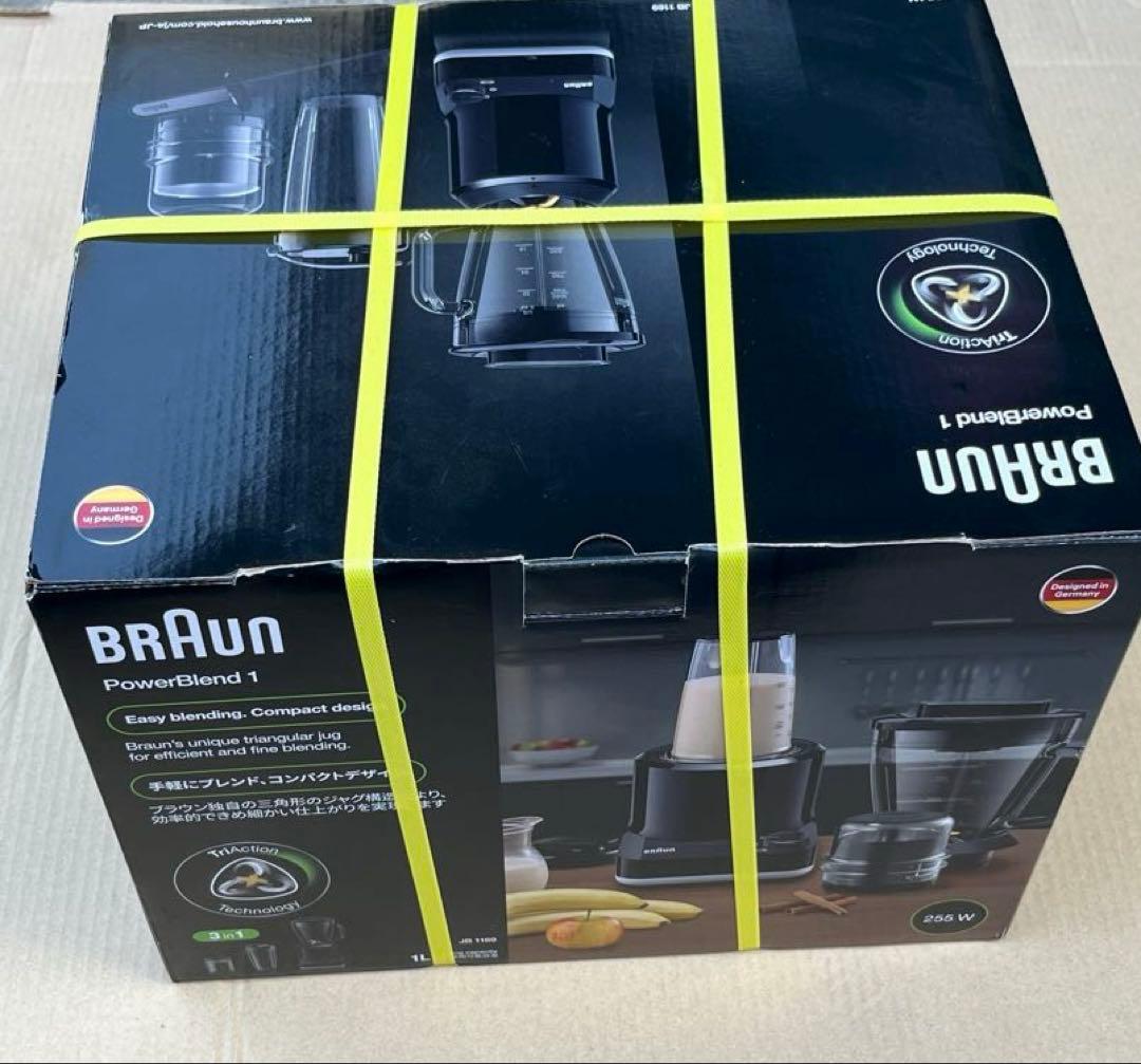 【新品】ブラウン パワーブレンド 1 ミキサー JB1169BK (ブラック)