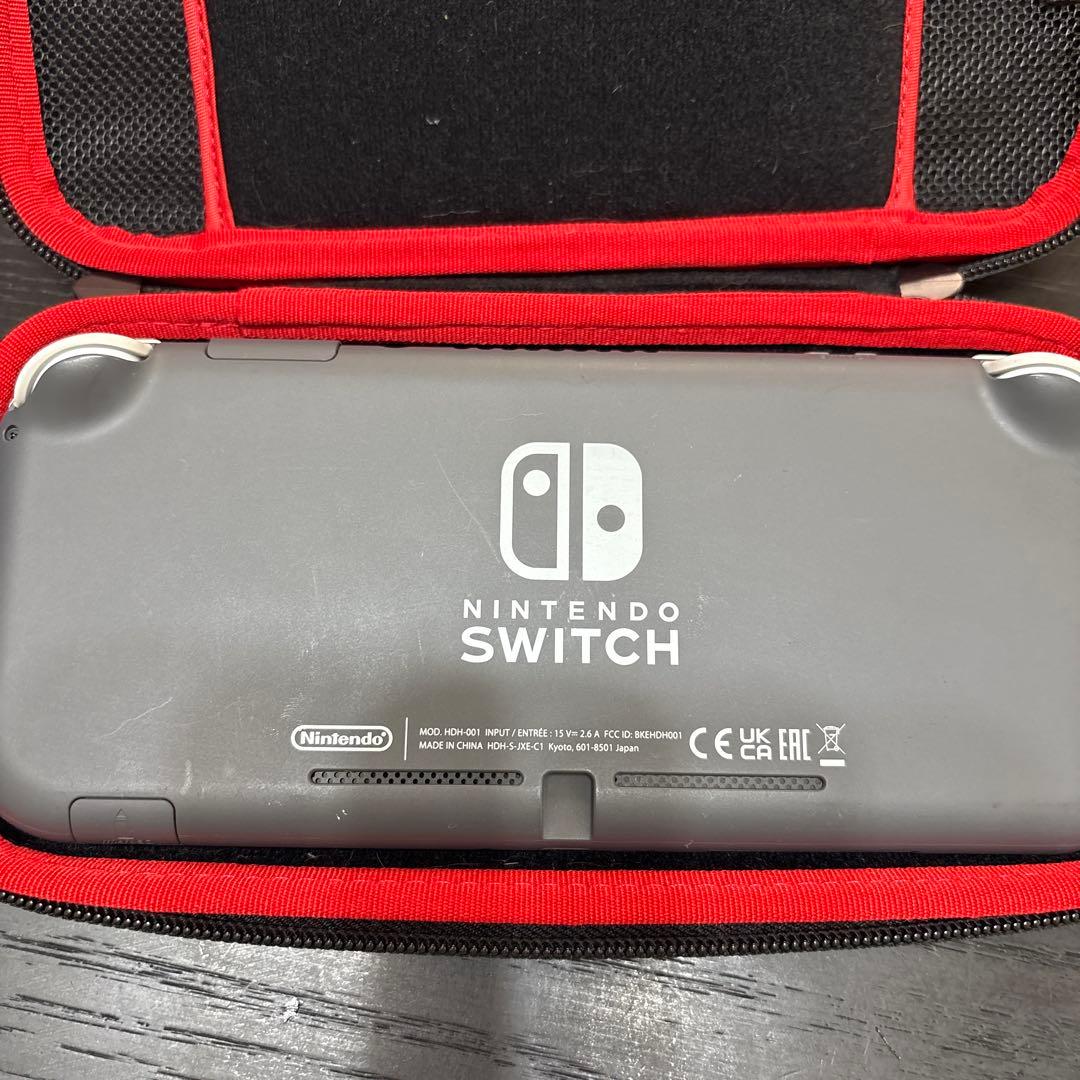 専用　Nintendo Switch Lite グレー　ケース付き