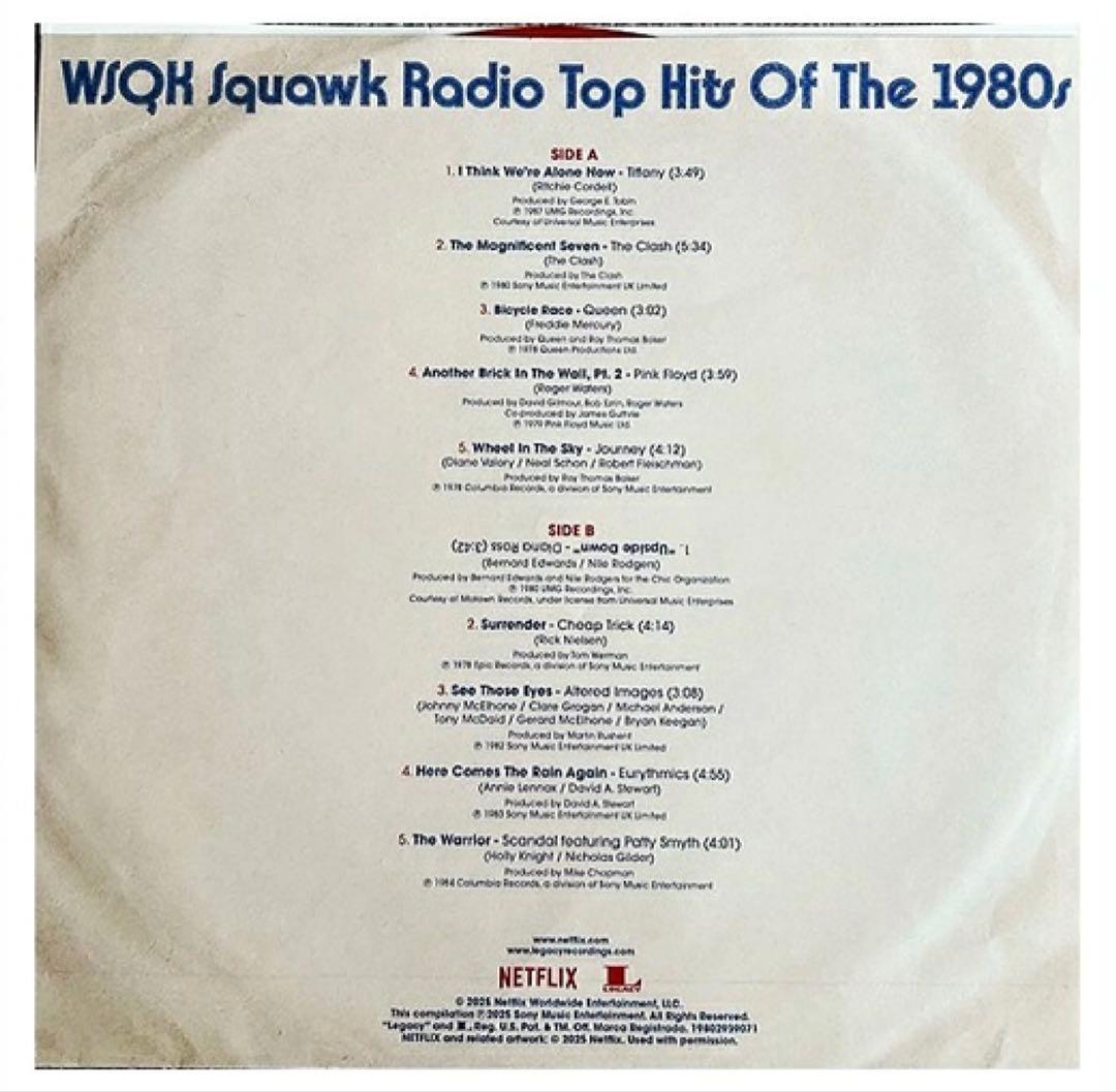 米国限定 ストレンジャーシングス WSQK レコード コレクション ロビン