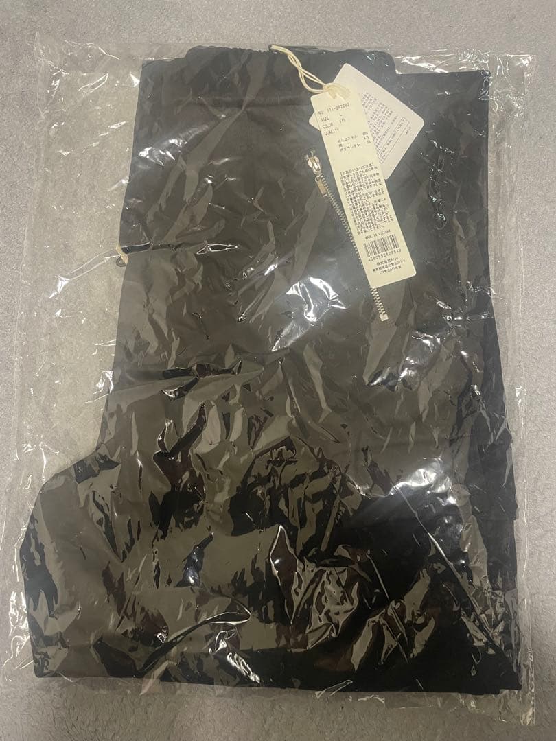 CINEMATIQ ストレッチカーゴパンツ ブラック Lサイズ