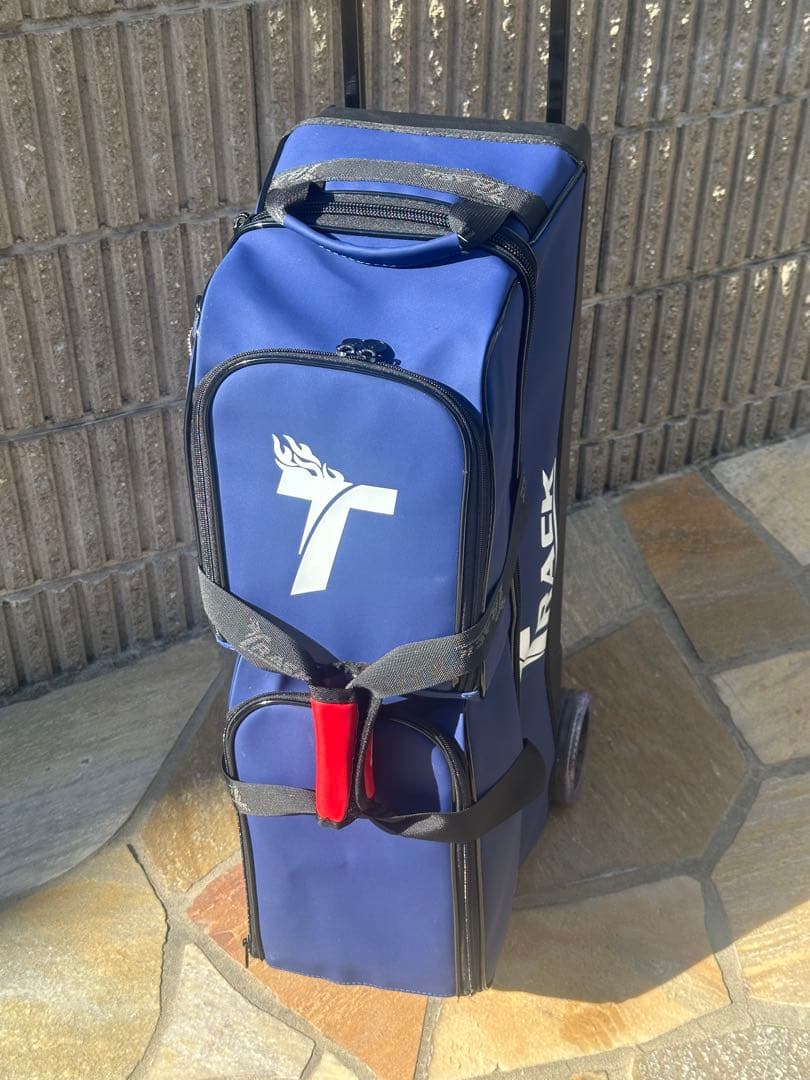 Track ボウリング 3ボールバッグ ネイビー スリムモデル