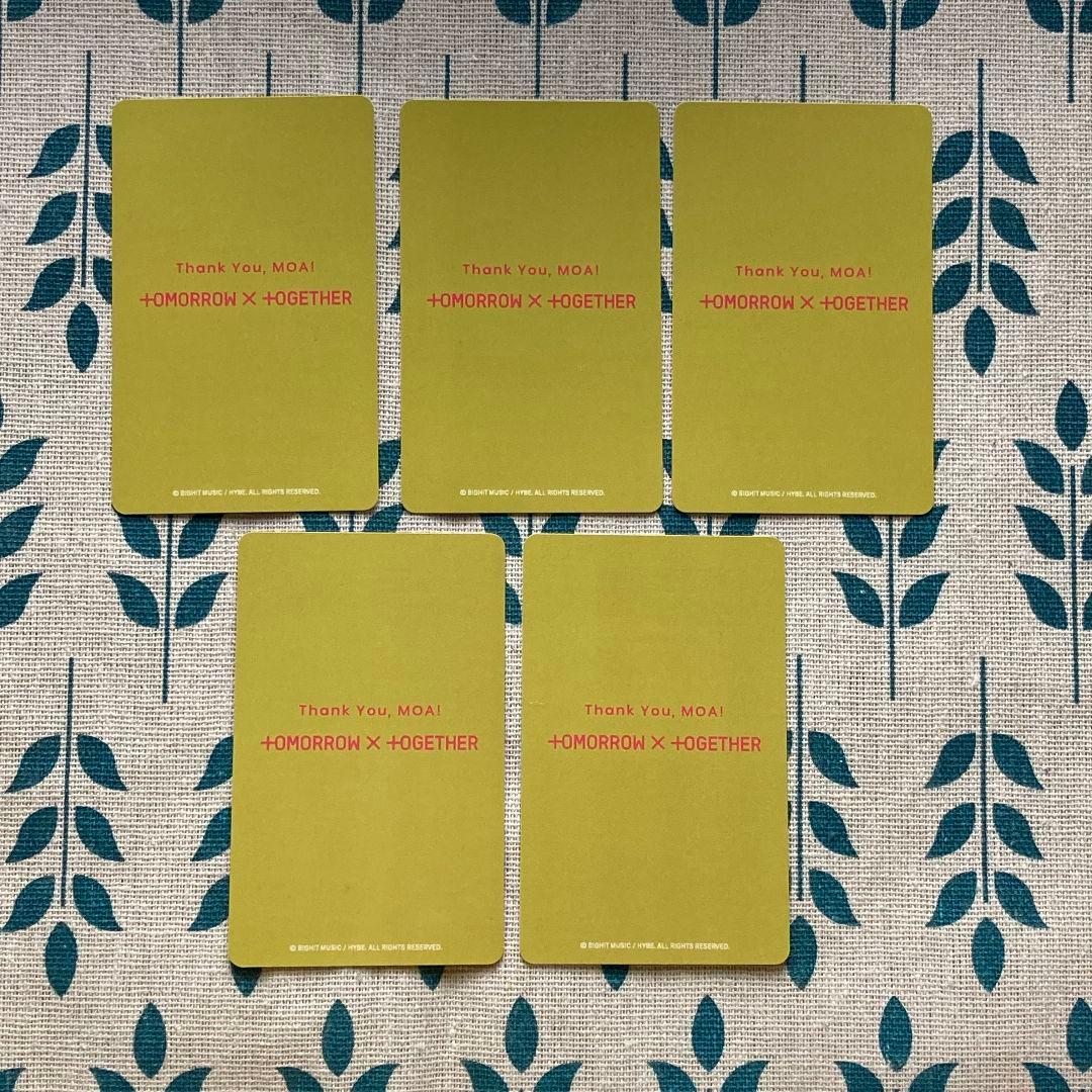 2025 TXT アンケート 会報誌 特典 トレカ セット 5枚