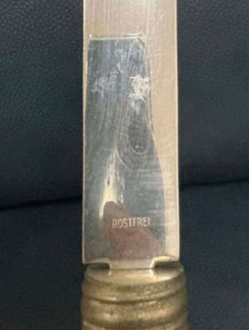 rostfrei ペーパーナイフ　鹿蹄ハンドル　鹿のヒヅメ　ロストフライ　レア