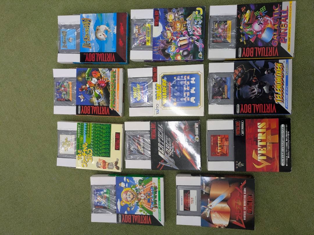 【バーチャルボーイ ソフト まとめ売り 箱付き 任天堂 レア】