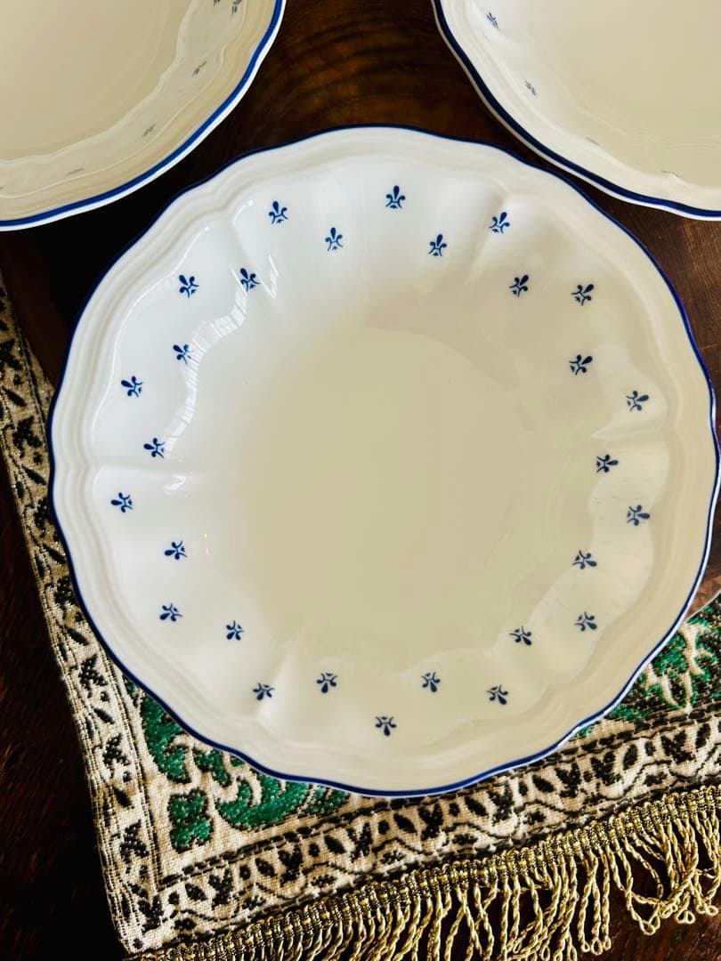 【廃盤】リチャードジノリ　ロイヤルブルー　サラダボウルフルーツボウル　4枚セット