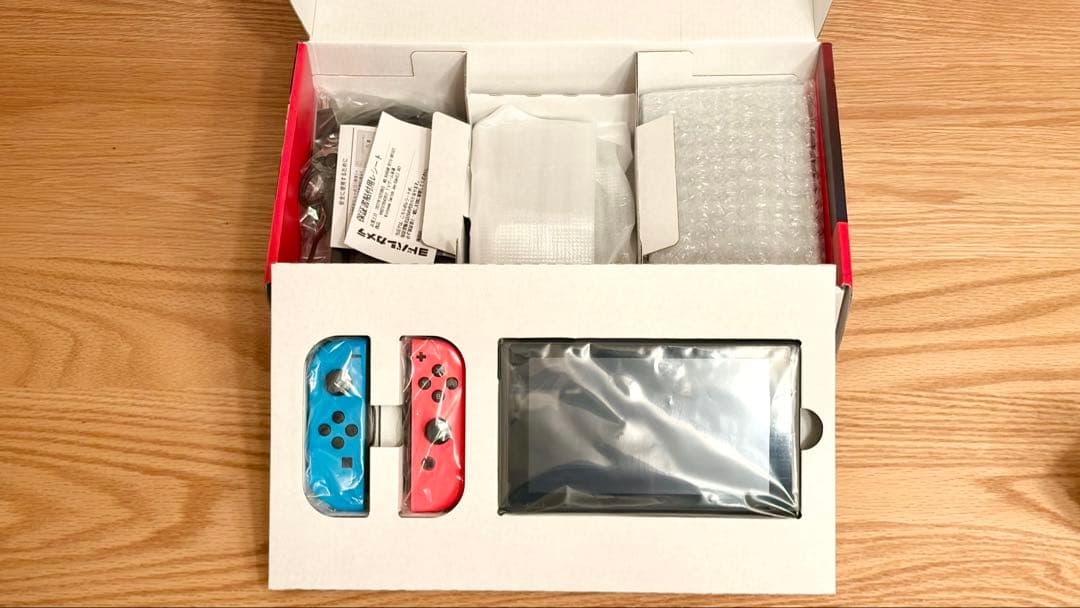 【美品】Nintendo Switch 本体 青/赤 Joy-Con付き