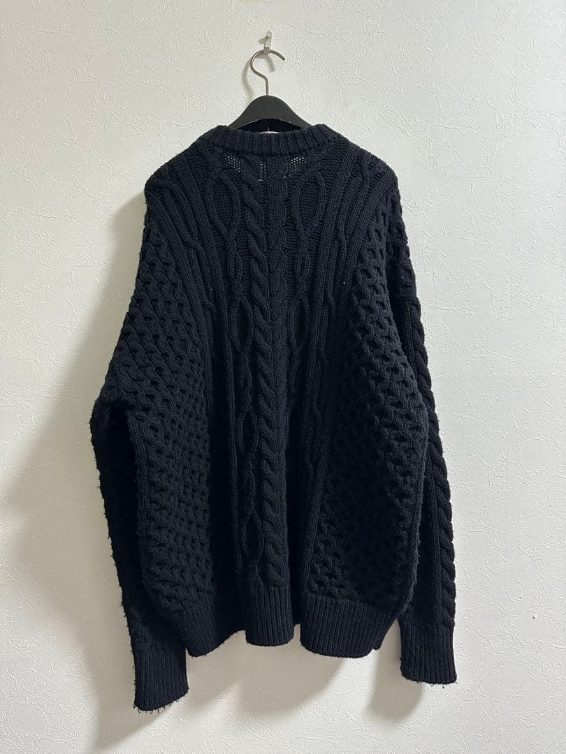 JOHN LAWRENCE SULLIVAN　22AW ZIPPED KNIT