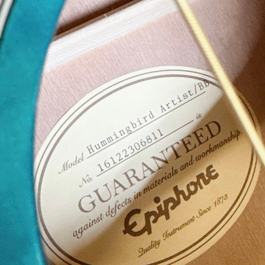 希少カラー！Epiphone hummingbird Artist ダンカンPU