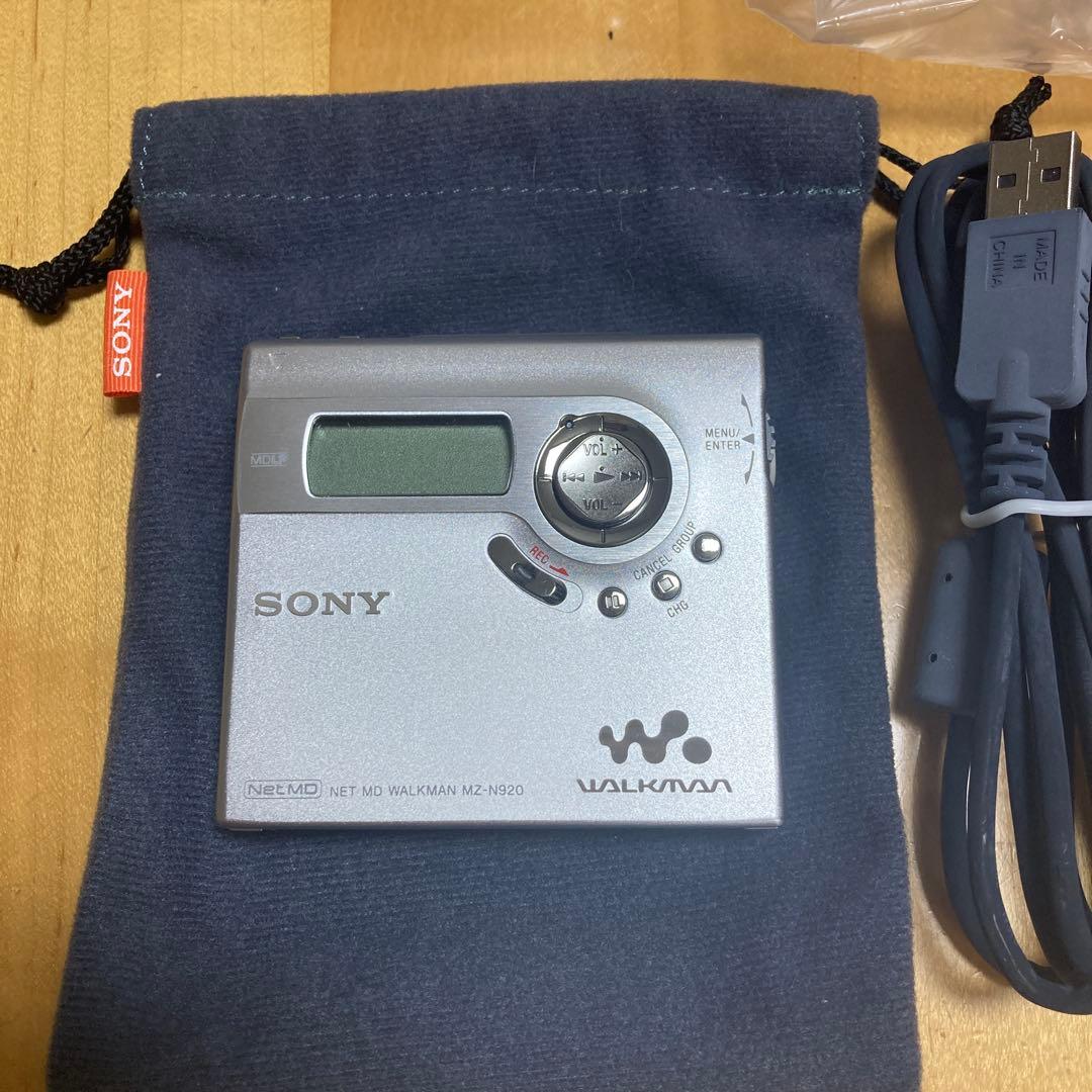 SONY ポータブルMDレコーダーMZ-N920