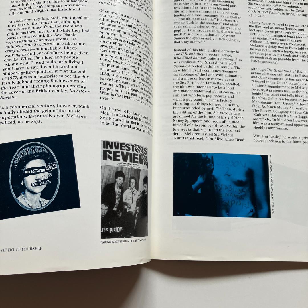 洋書 MALCOLM MCLAREN & THE BRITISH NEW WAVE