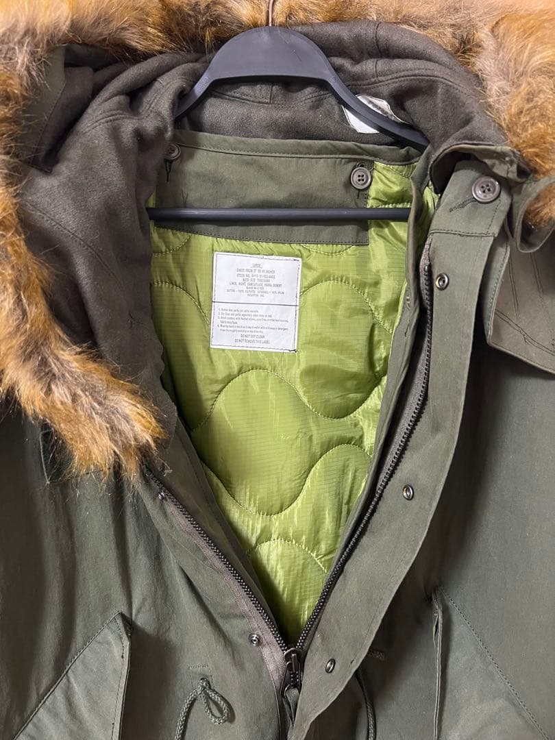 HOUSTON M-65 フィッシュテールパーカー Lサイズ フルセット