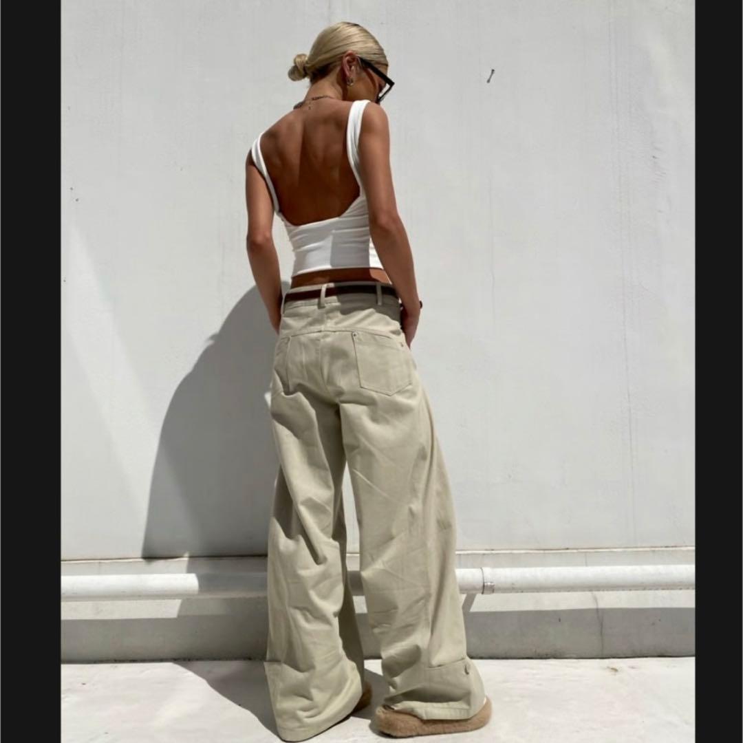 sudo su_do 完売　カツラギパンツ　ベージュL