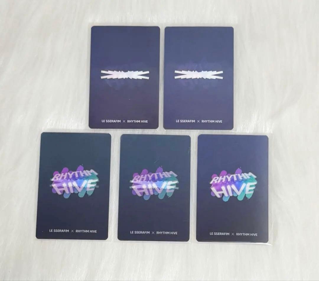 LE SSERAFIM リズムハイブ レンチキュラー トレカ コンプ セット