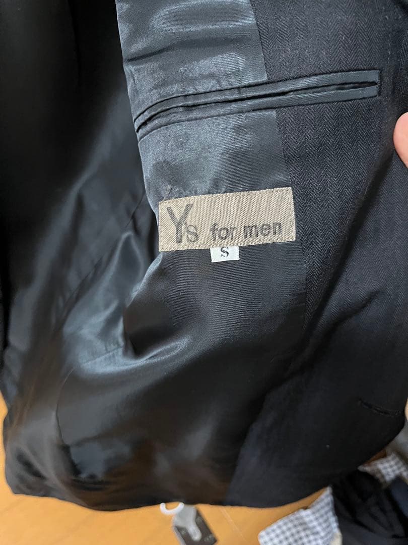 Y's for men ブラックストライプジャケット S