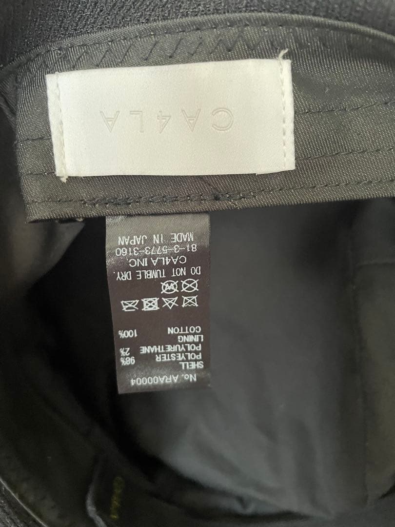 【新品未使用】CA4LA リボン付き帽子　（HAT＆CAP ライナー装着あり）