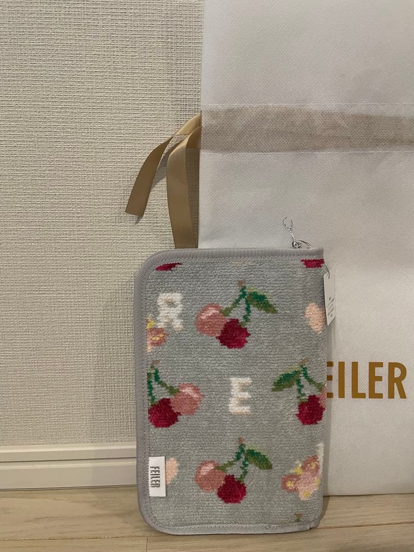 FEILER フェイラー 母子手帳ケース チェリー