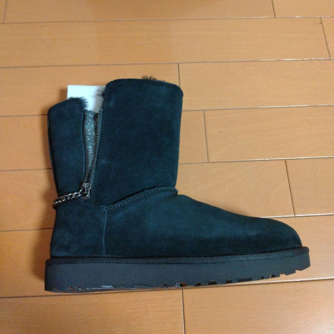値下げ☆新品・未使用！ UGGアグブラックスエードムートンブーツ