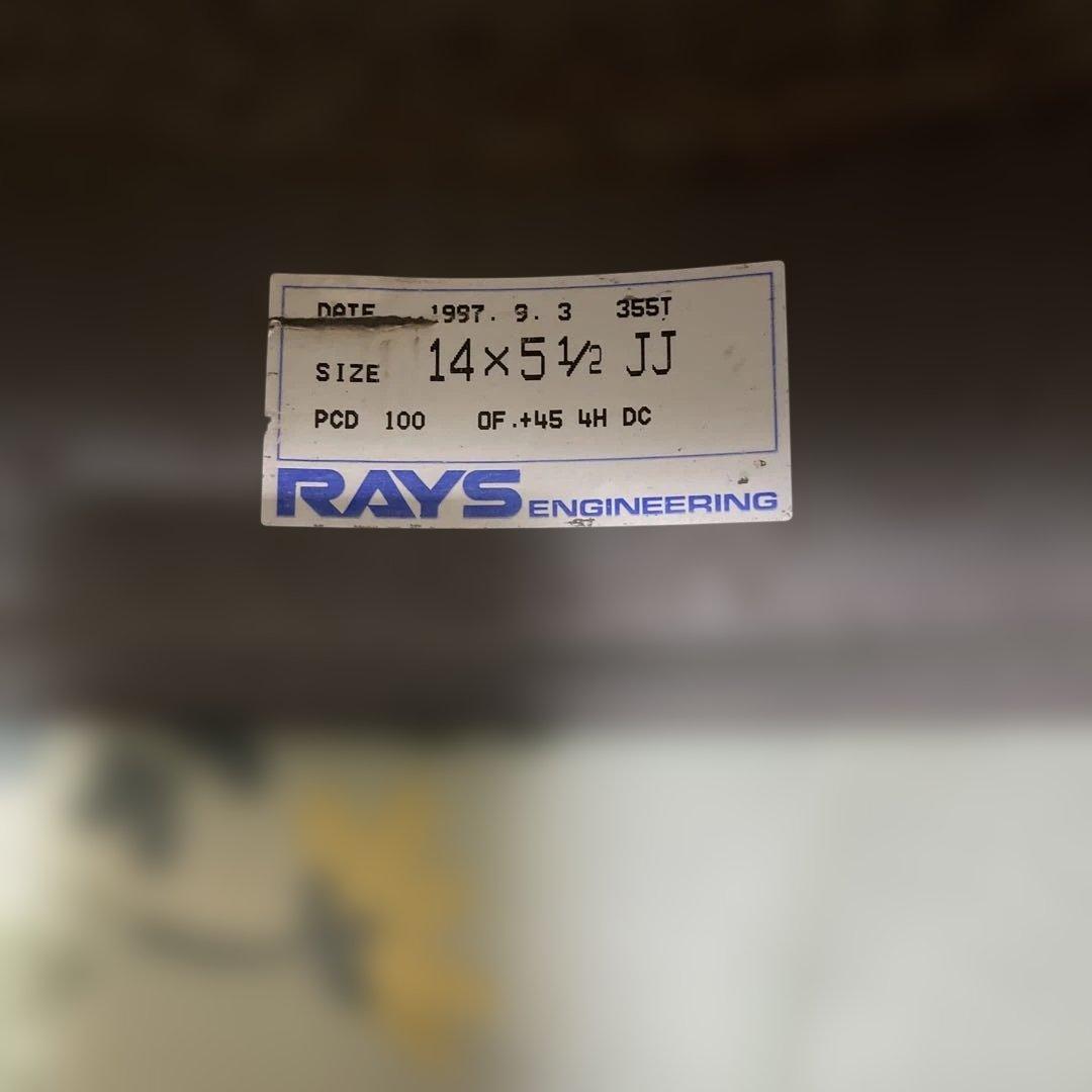 TOMS レイズ 14インチ ホイール　２本