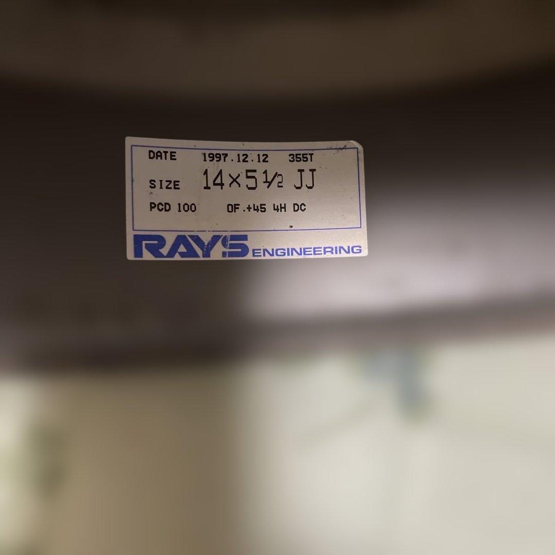 TOMS レイズ 14インチ ホイール　２本