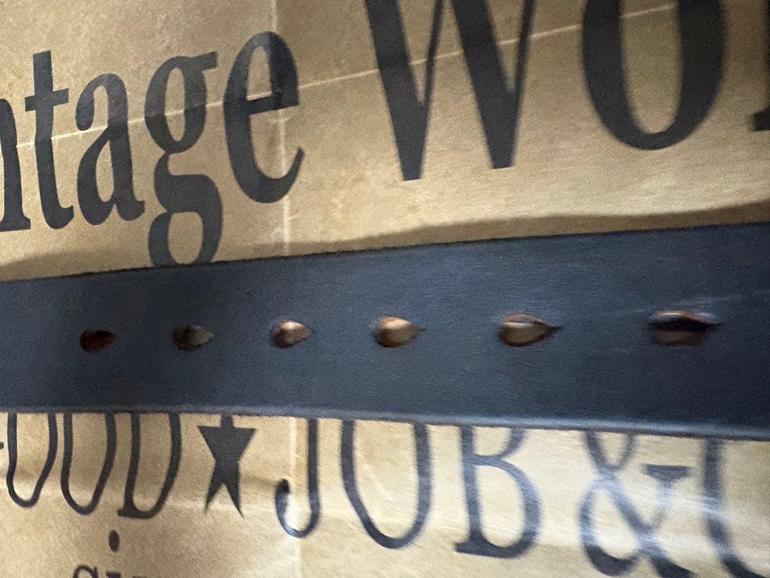 試着のみの新品Vintage Works レザーベルト DH5536 33/84