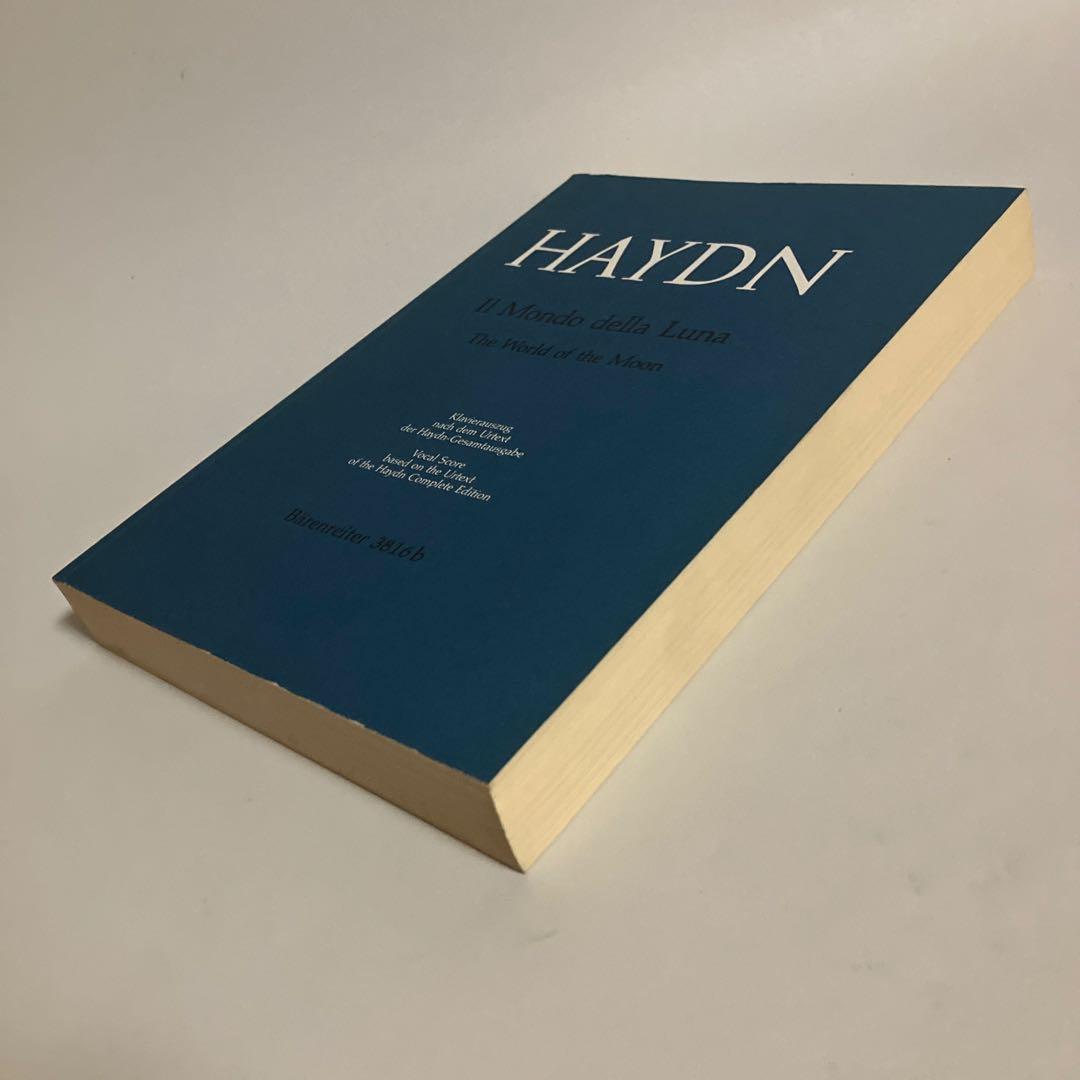 楽譜　ハイドン　月の世界　オペラ　428ページ