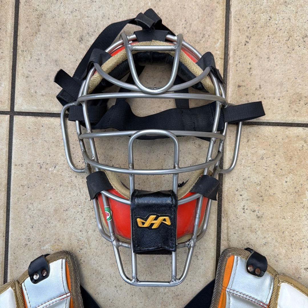 ハタケヤマ　軟式キャッチャー用プロテクターセット